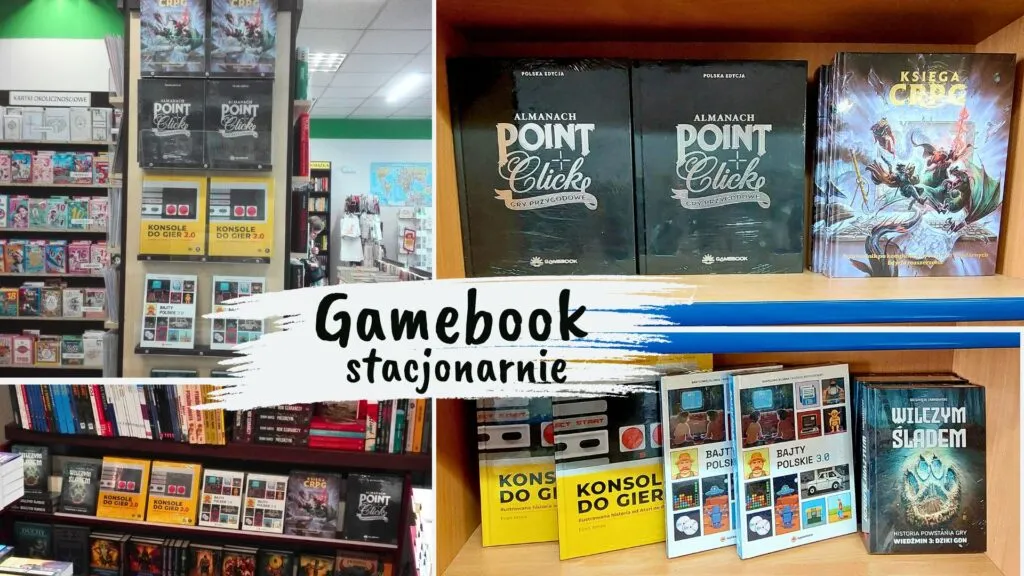 Gamebook w księgarniach stacjonarnych Książnicy Polskiej