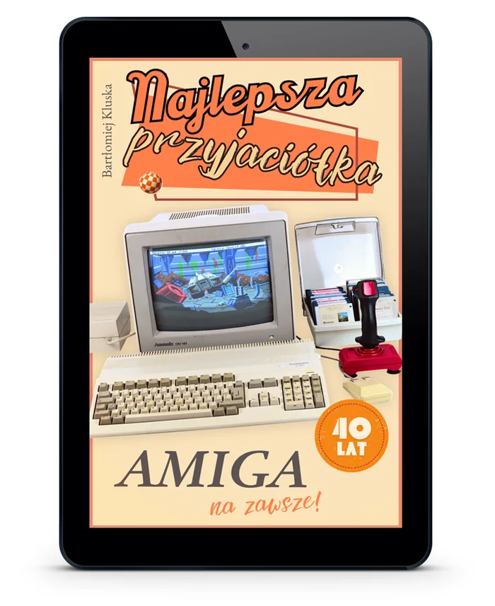 Okładka ebooka „Najlepsza przyjaciółka” na 40-lecie Amigi