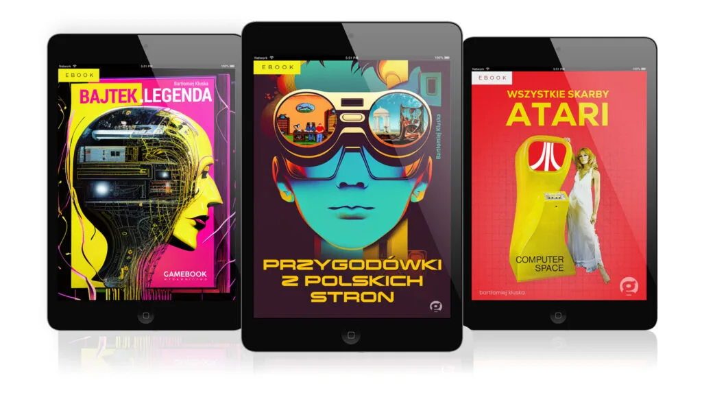 Trzy darmowe ebooki Gamebooka: Bajtek. Legenda, Wszystkie skarby Atari, Przygodówki z polskich stron