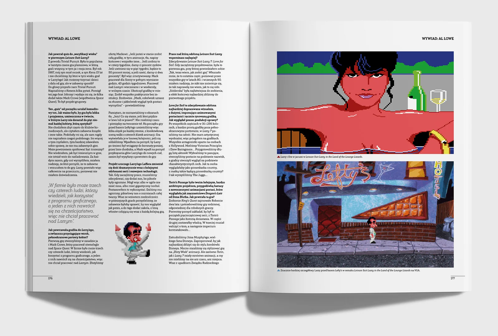 Rozkładówka książki Almanach: Gry przygodowe Point and Click