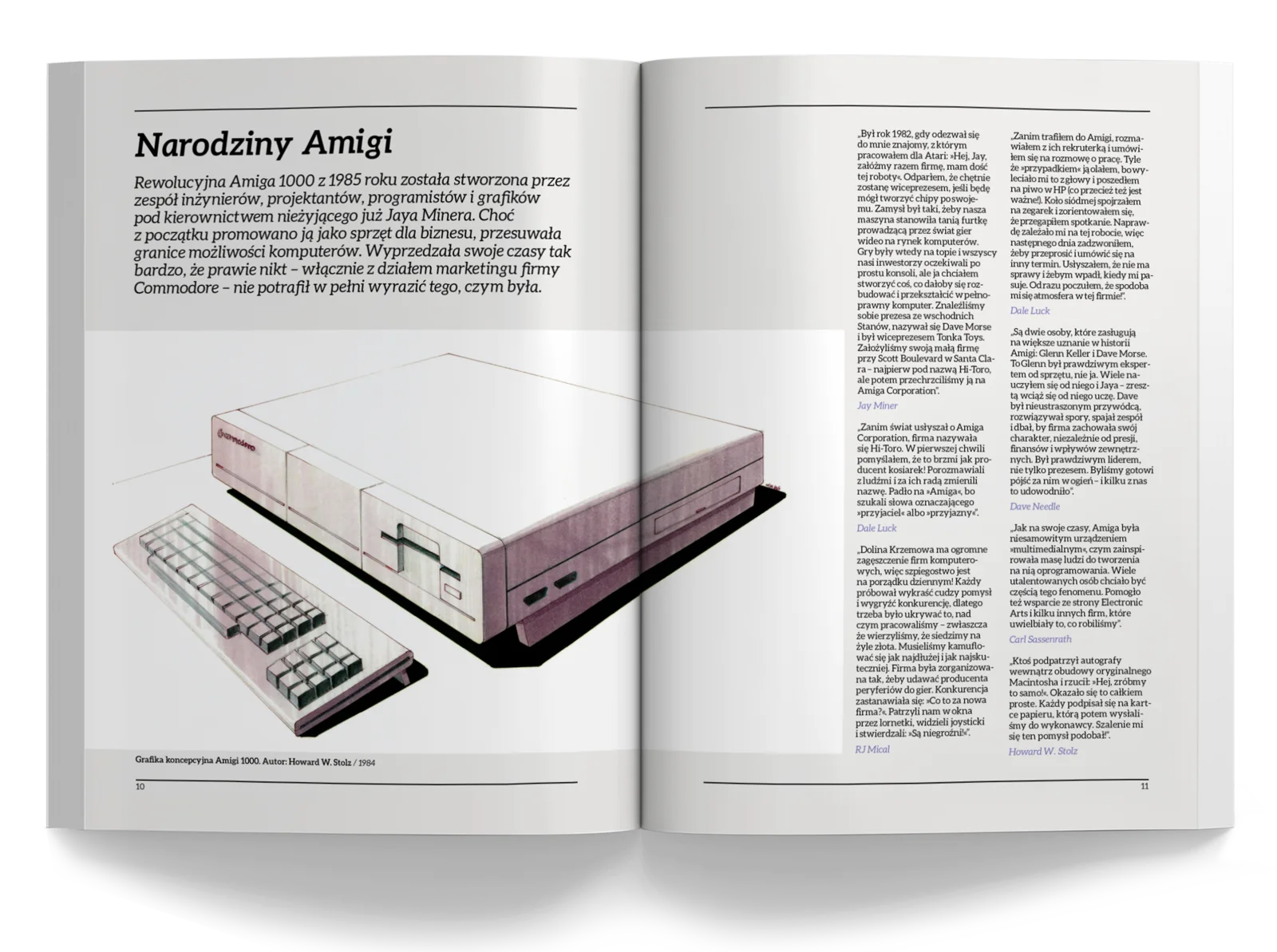 Rozkładówka książki Commodore Amiga: Nieoficjalne kompendium