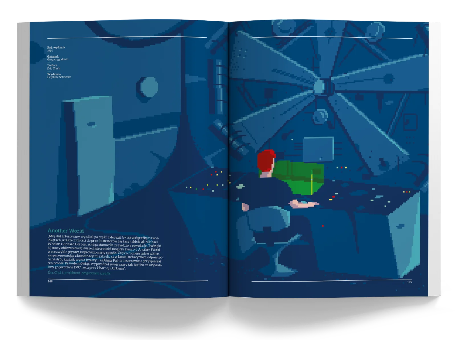 Rozkładówka książki Commodore Amiga: Nieoficjalne kompendium