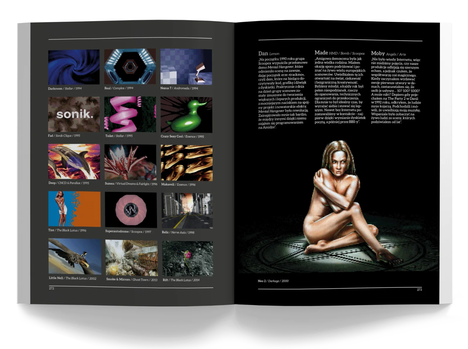 Rozkładówka książki Commodore Amiga: Nieoficjalne kompendium