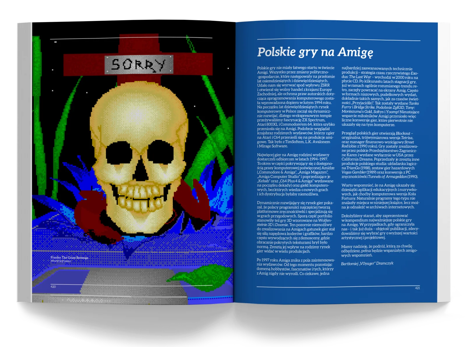 Rozkładówka książki Commodore Amiga: Nieoficjalne kompendium