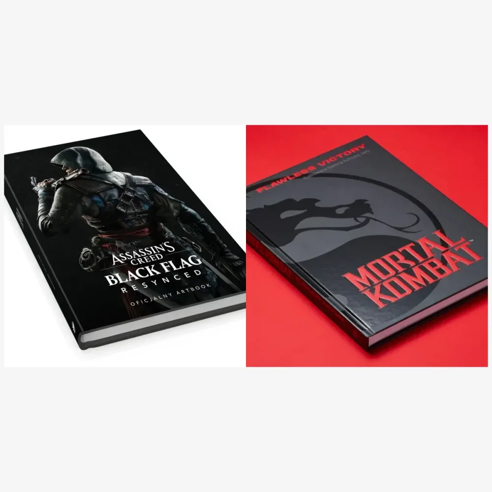 Assassin’s Creed Black Flag Resynced. Oficjalny artbook + Mortal Kombat: Flawless Victory