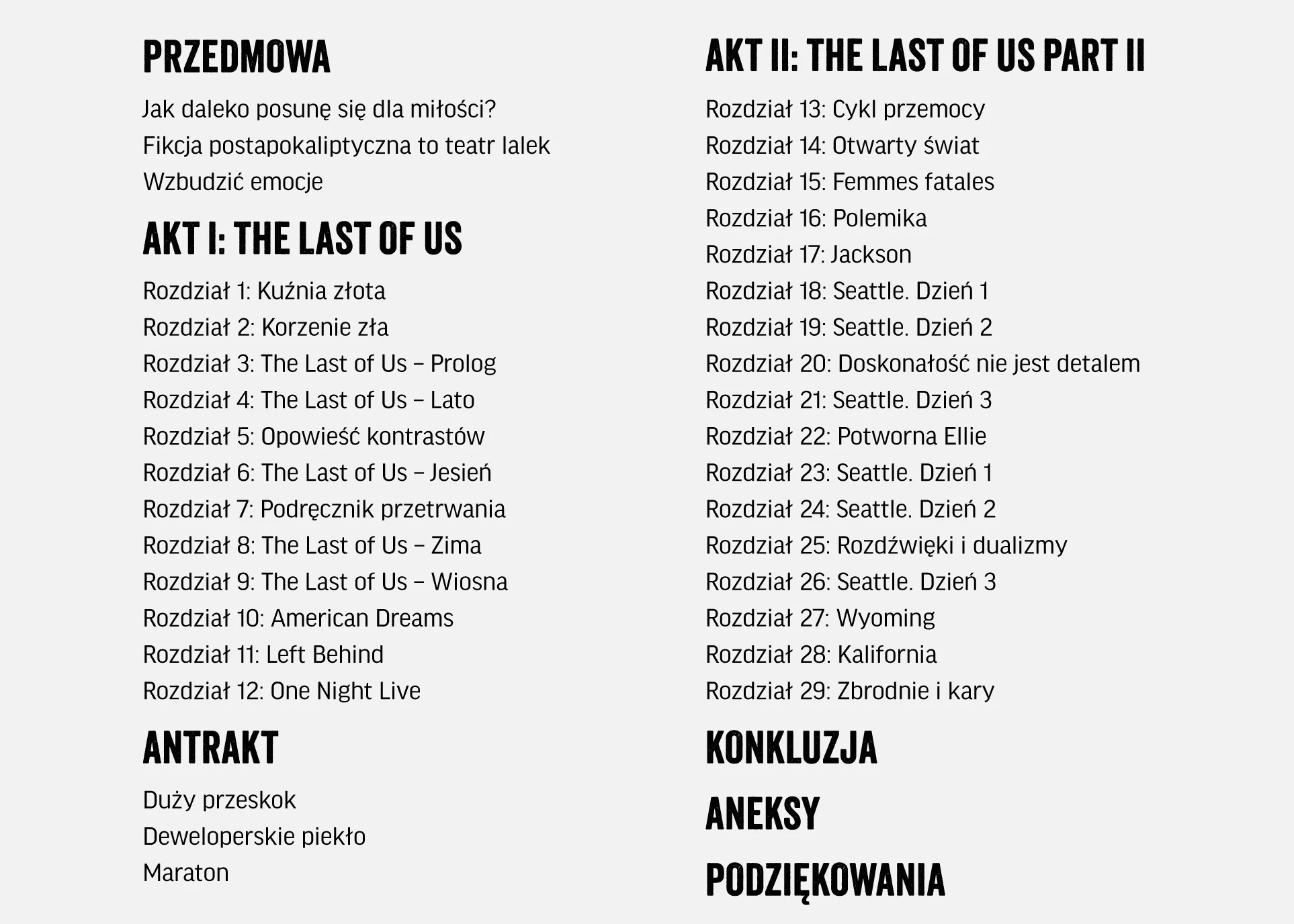 Rozkładówka książki Ostatni z nas. Zrozumieć The Last of Us